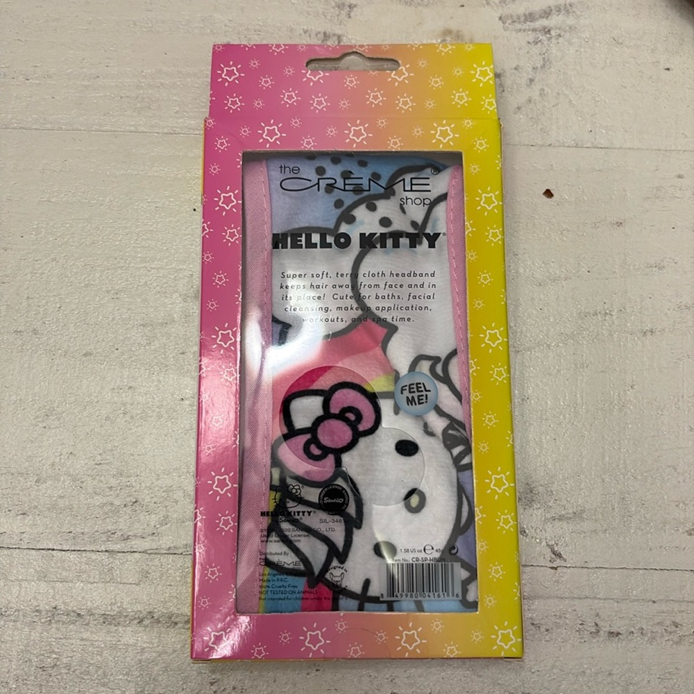 LIMITED EDITIION Sanrio Spa Headband Hello Kitty Unicorn Rainbow